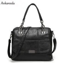 Ankareeda marca nuevas mujeres bolso de mano de alta calidad de LA PU bolso de hombro sólido bolsas de mensajero maletín bolso de las mujeres de lujo Caliente