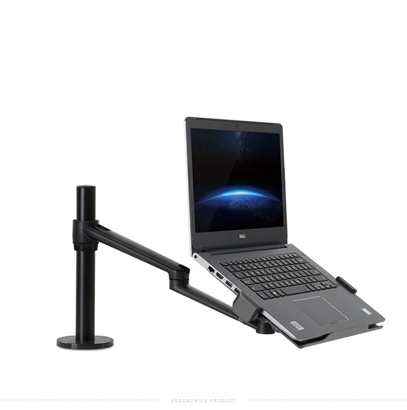 suporte hyvarwey para laptop com ajuste de altura monitor cabeça de montagem carga de