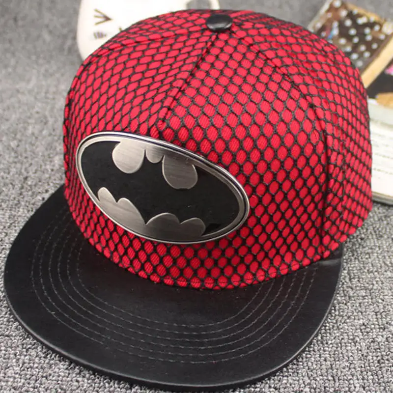 2018 القطن الاكريليك المعادن باتمان Casquette قبعة بيسبول الهيب هوب كاب قبعة قابلة للتعديل كاب القبعات للأطفال الرجال النساء