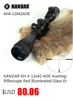 KANDAR 4,5-14x50 AOE охотничий прицел красный Специальный Крест Сетка снайперский оптический прицел для винтовки один кусок 11 мм или 20 мм кольцо