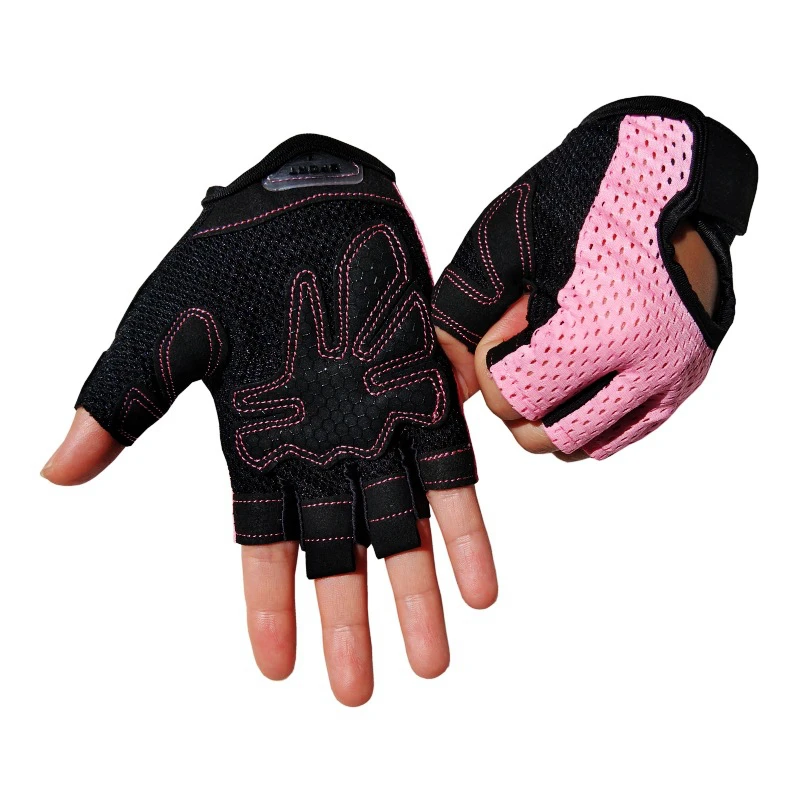 Weightlifting Gloves 2 Pieces Professional Gym Fitness Gloves Power Weight Lifting Women Men Crossfit Workout Bodybuilding Half Finger Hand Protector