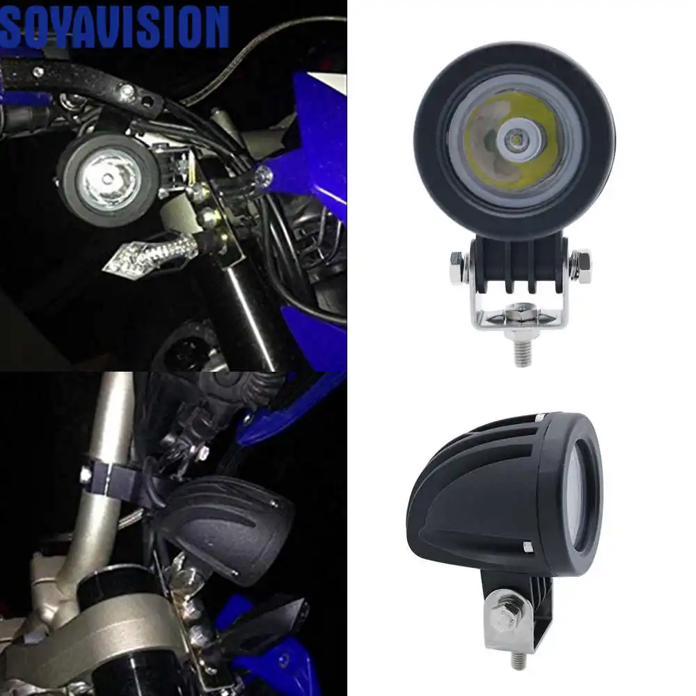 

2'' 10w led work light offroad led working lights spot/flood 12v 24v motorcycle 4x4 ATV Motor fog light Driving lamp