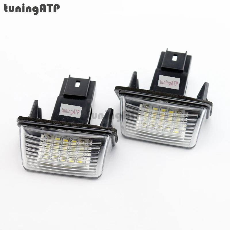 

2x Bright White SMD LED License Plate Lights Module For Peugeot 308 SW T7 / 406 Wagon / 407 SW / Partner