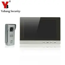 YobangSecurity 10-Inch LCD Video Doorbell Intercom Door Phone Camera System Kit with 1 Camera 1 Monitor