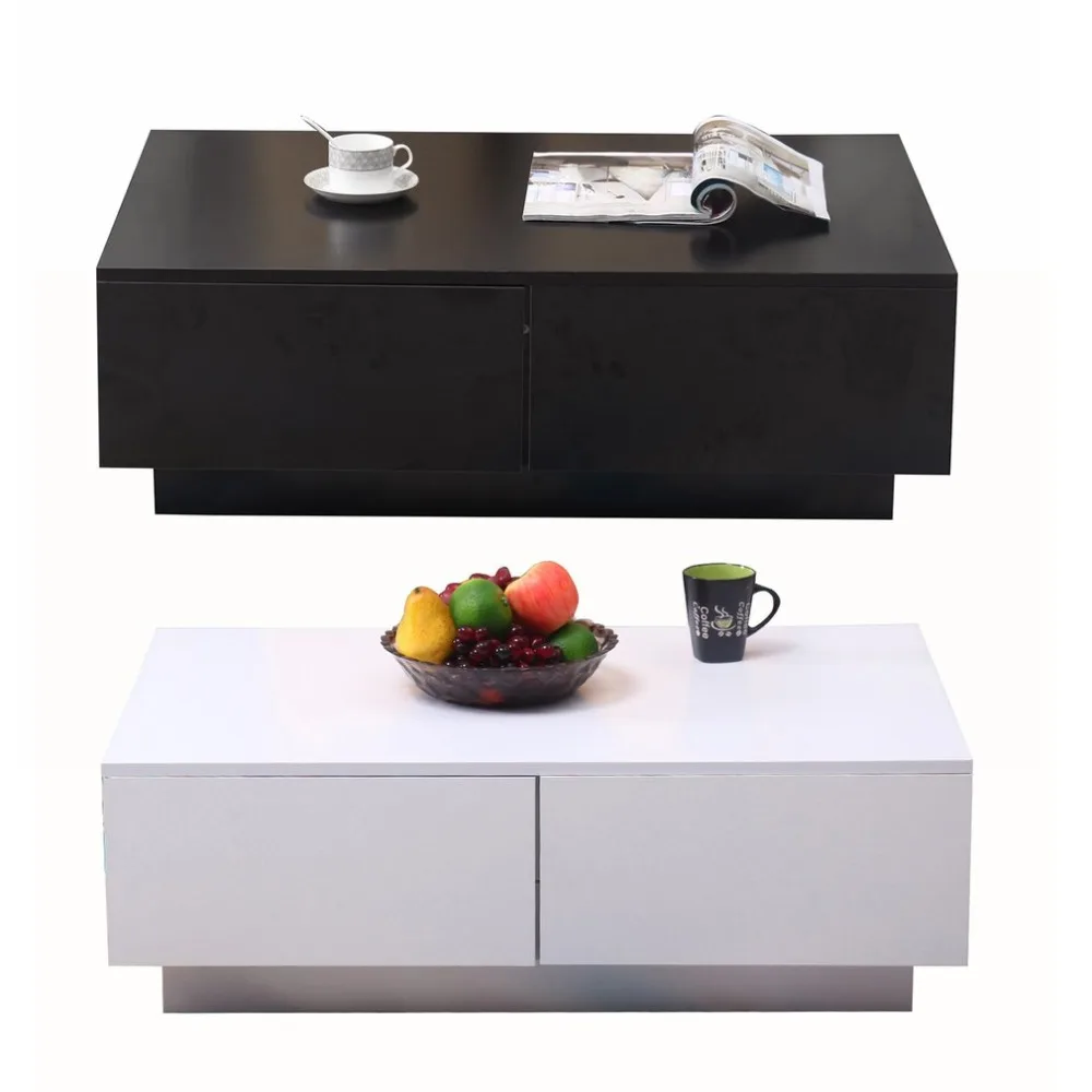

Modern Wooden Coffee Table Low Dinner Floor Desk High Gloss Finish Living Room Tea Table Fahion Home Furniture