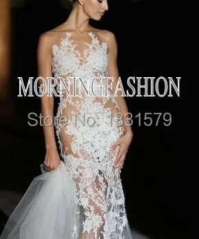 New Y High Necked White Lace See Through Lique Mermaid New Y High Necked White Lace See Through Lique Mermaid Wedding Dress 2017 In Dresses From Weddings Events On Aliexpress Alibaba