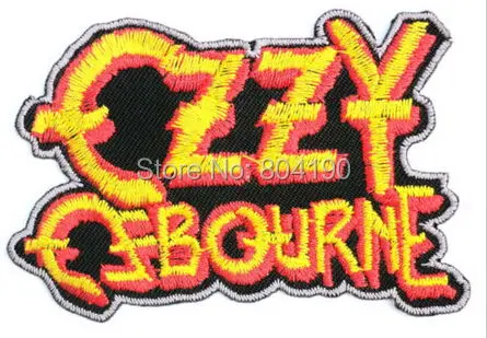 Нашивка с логотипом музыкальной группы OZZY Осборна термоклейкая нашивка для