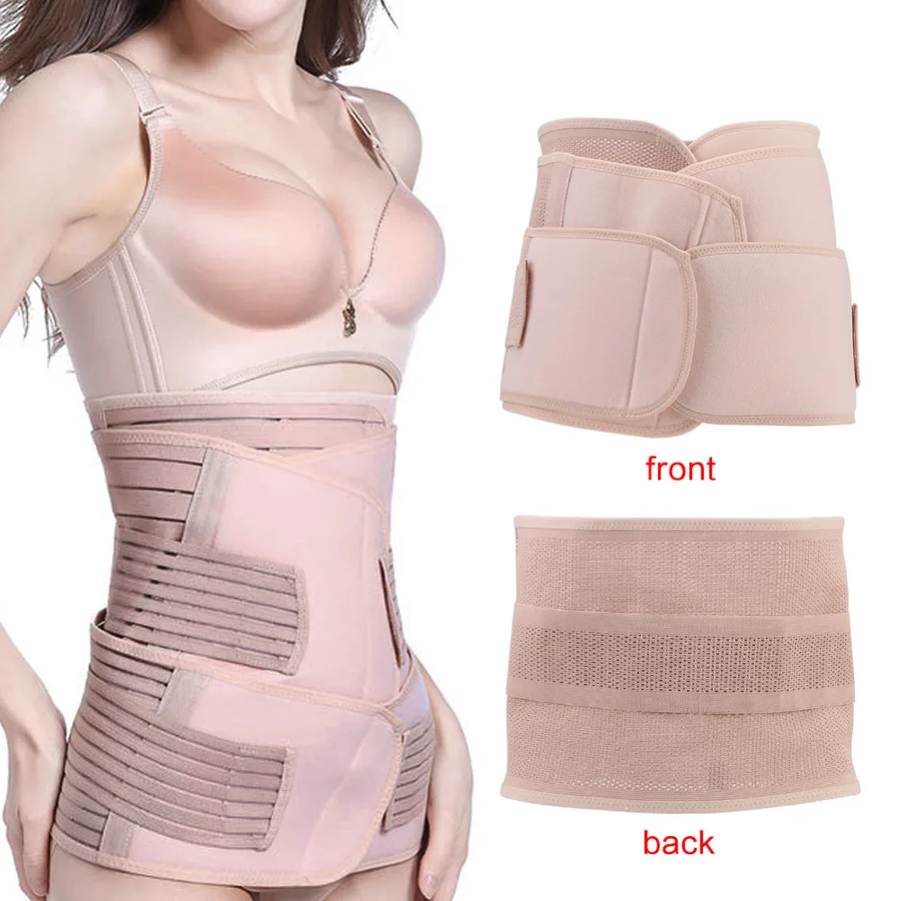 

3pcs/set Postnatal Bandage Post Pregnancy Belt Women Waist Trainer Postpartum Slimming Recovery Belly Band Shape Underwear
