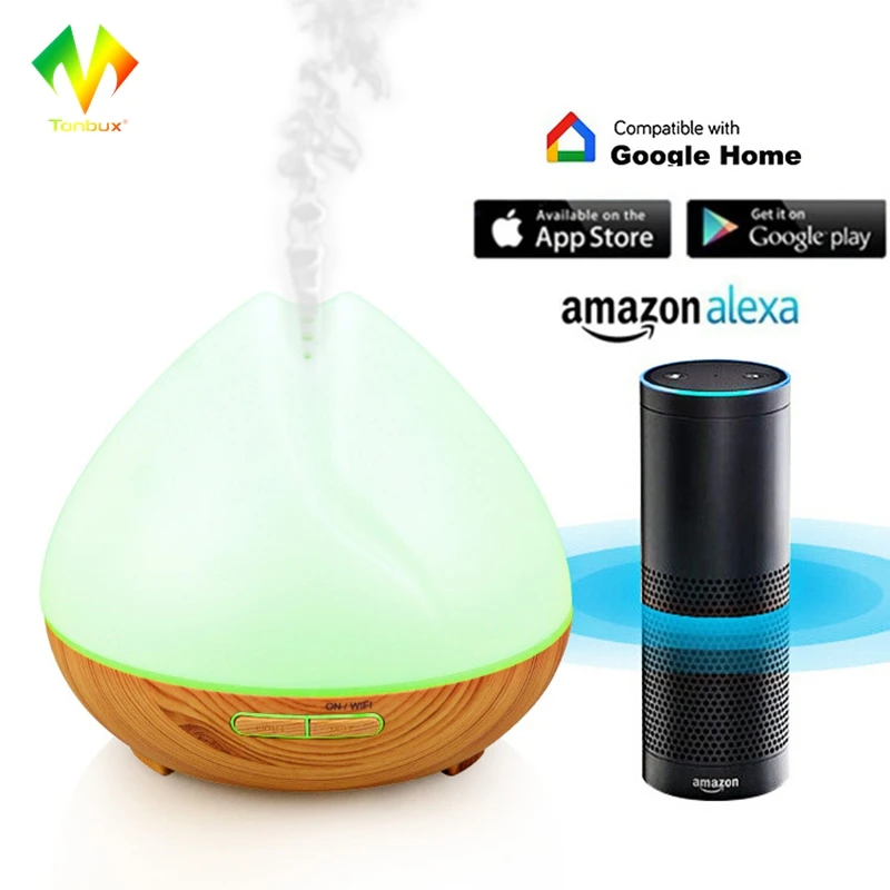 

[Authentic]Tonbux 400ml WiFi Smart Air Home Humidifier Module Essential Aromatherapy APP Voice Control with Alexa Google Home