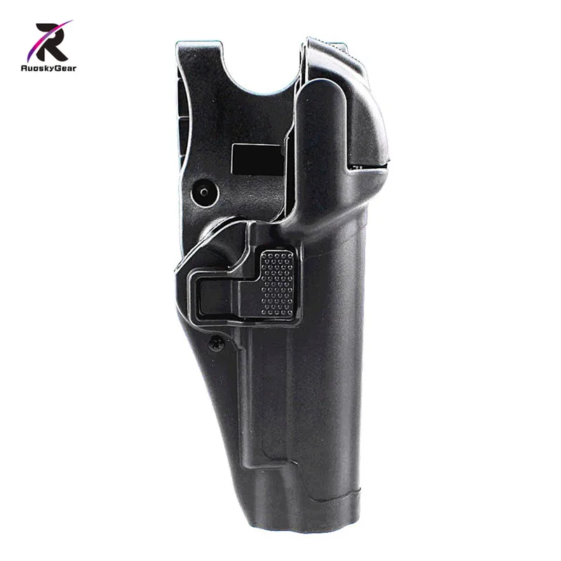 

Tactical Holster Military Level 3 Right Hand Waist Belt Paintball Shooting Holster for Airsoft Colt 1911 Free Shipping