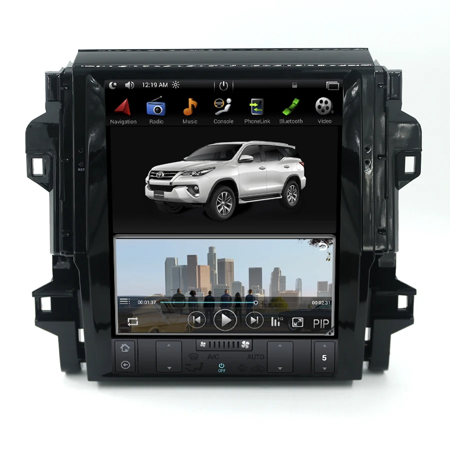 Asvegen автомобильное радио для Toyota Fortuner 2016 2017 вертикальное 12 1 ''Android 7