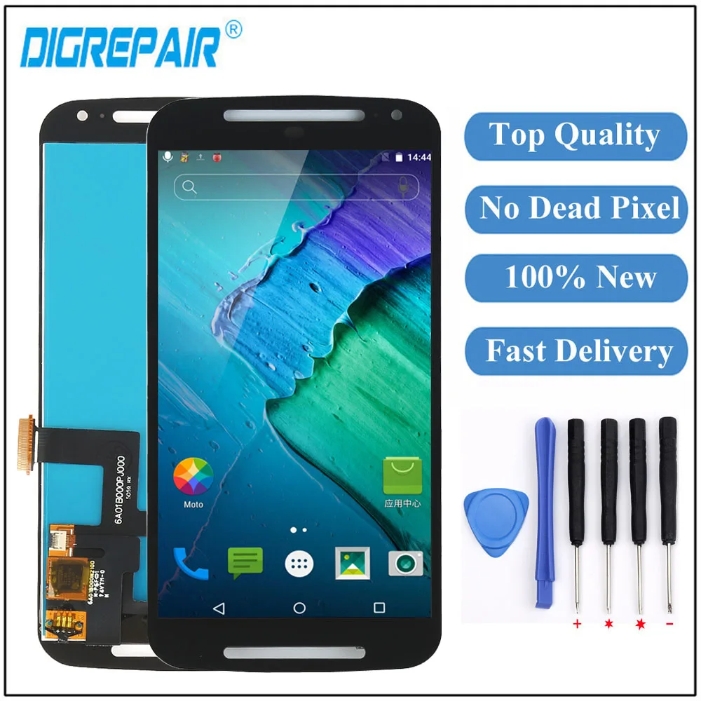

For Motorola MOTO G2 LCD XT1063 XT1064 XT1068 XT1069 LCD Display Touch Screen Digitizer with Frame For Moto G2 Display