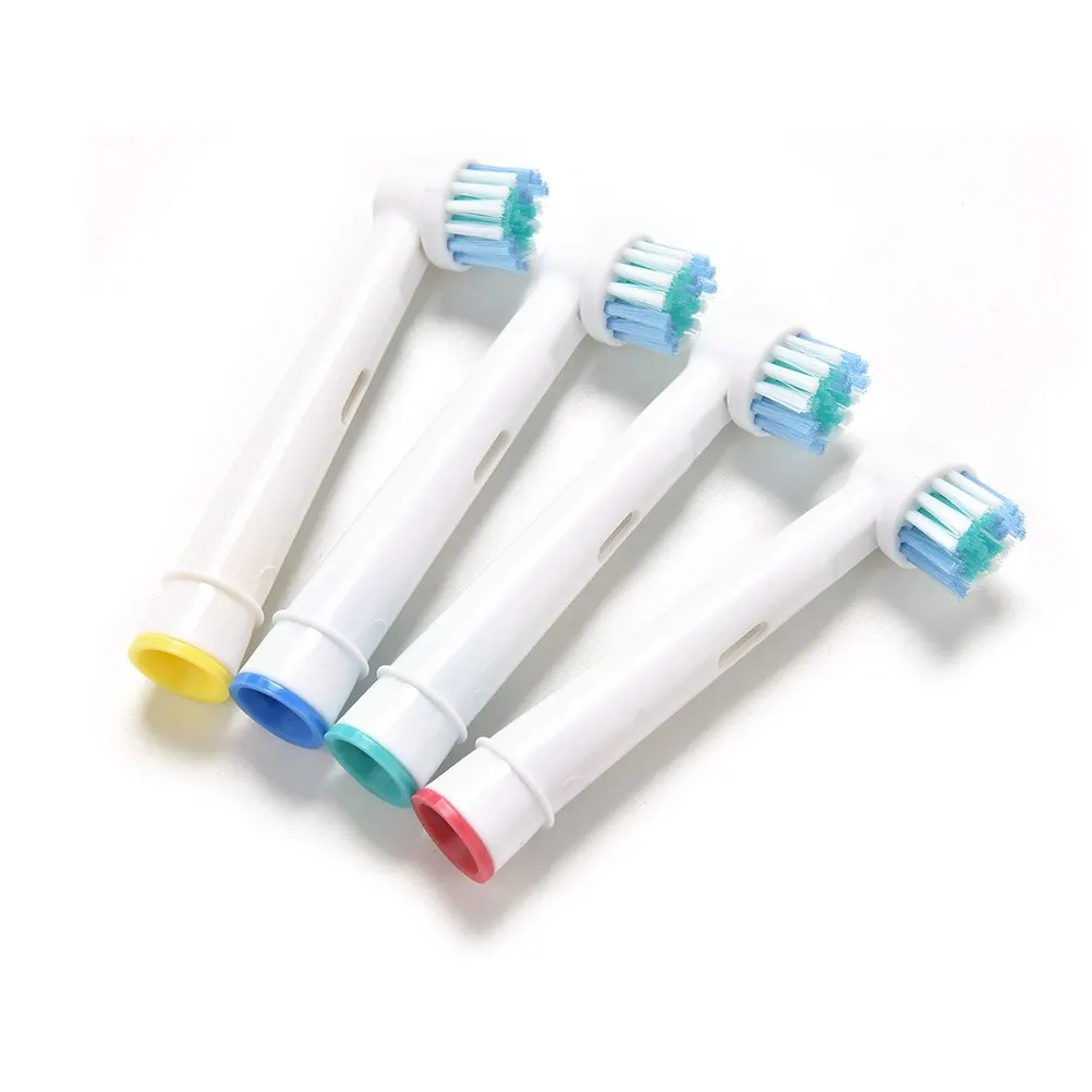 

4PCS Replacement Toothbrush Heads for Hygiene Cross Floss Action Precision Pulsonic Electric Soft-bristled Tooth Brushes