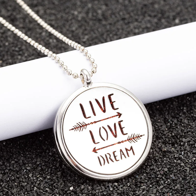 Aroma diffuser Necklace stainless steel Locket pendant open perfume essential oil small box gift 1pcs sequin TZA3 | Украшения и