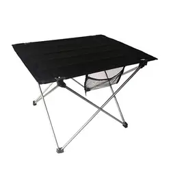 Портативный складной стол кемпинг пляжный стол алюминиевый стол, уличная мебель из алюминиевого сплава складной стол
