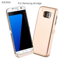 6500 мАч чехол для зарядного устройства для samsung Galaxy S6 Edge G9250 портативное Внешнее зарядное устройство чехол для питания s чехлы для аккумуляторов с подставкой