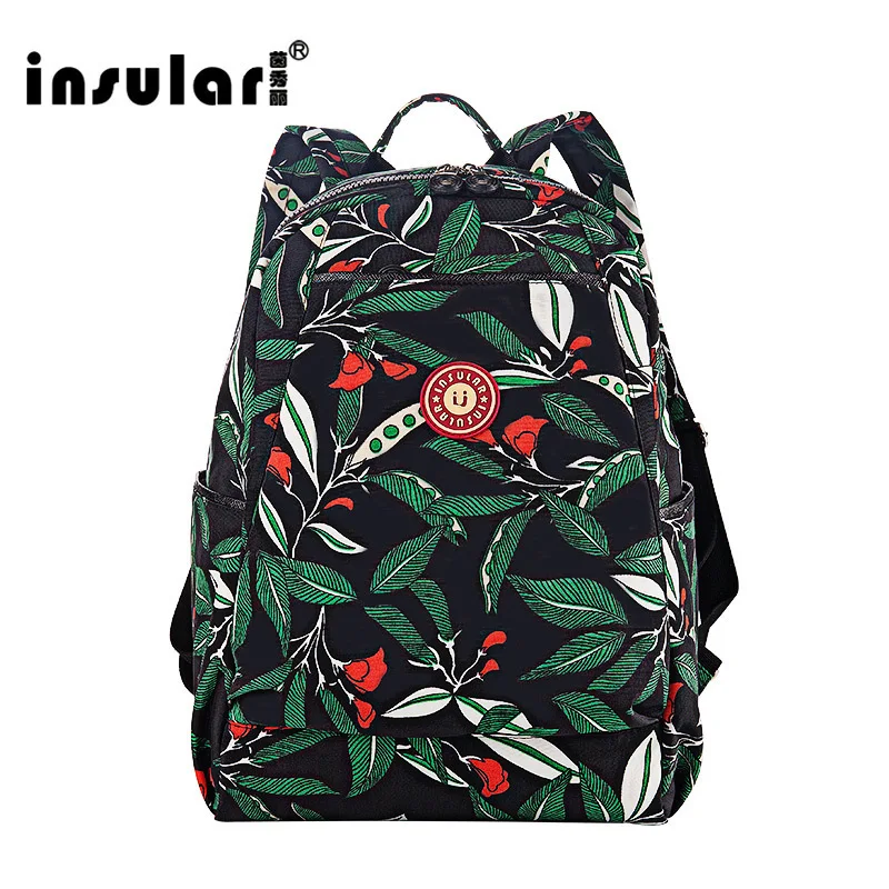  diaper bag organizer Washed nylon fashion multi-functional double shoulder mummy bag double shoulde