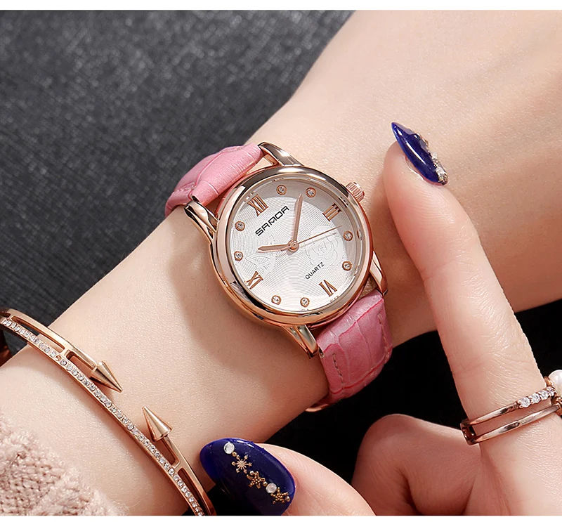 Сандалии 2018 кожа Для женщин женские часы Элитный бренд знаменитый наручные часы модное платье Женский Часы Relogio Feminino Montre Femme