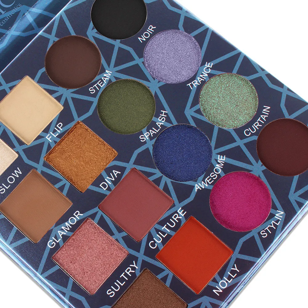  IMAGIC 16 Color 16 Color Shimmer Glitter Eye Shadow Plate Powder Matt Eyeshadow Cosmetic Makeup Pro