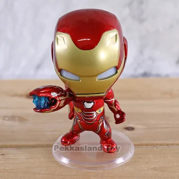 

Cosbaby Avengers Infinity War Iron Man Mark L MK 50 with LED Light Bobble Head Action Figure PVC Collectible Model Toy