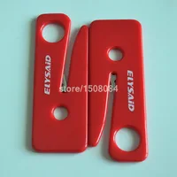 5Pcs Safety Emergency Seat Belt Cutter Automotive Escape Knife Outdoor Life-saving Equipment Stainless Steel Guarded Blade 2