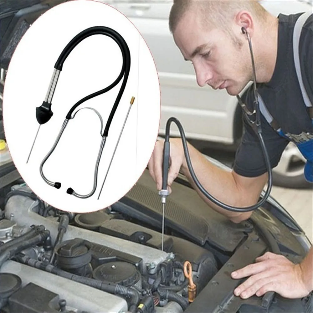 

Free Shipping New Car Stethoscope Auto Mechanics Engine Cylinder Stethoscope Hearing Tool Car Engine Tester Diagnostic Tool