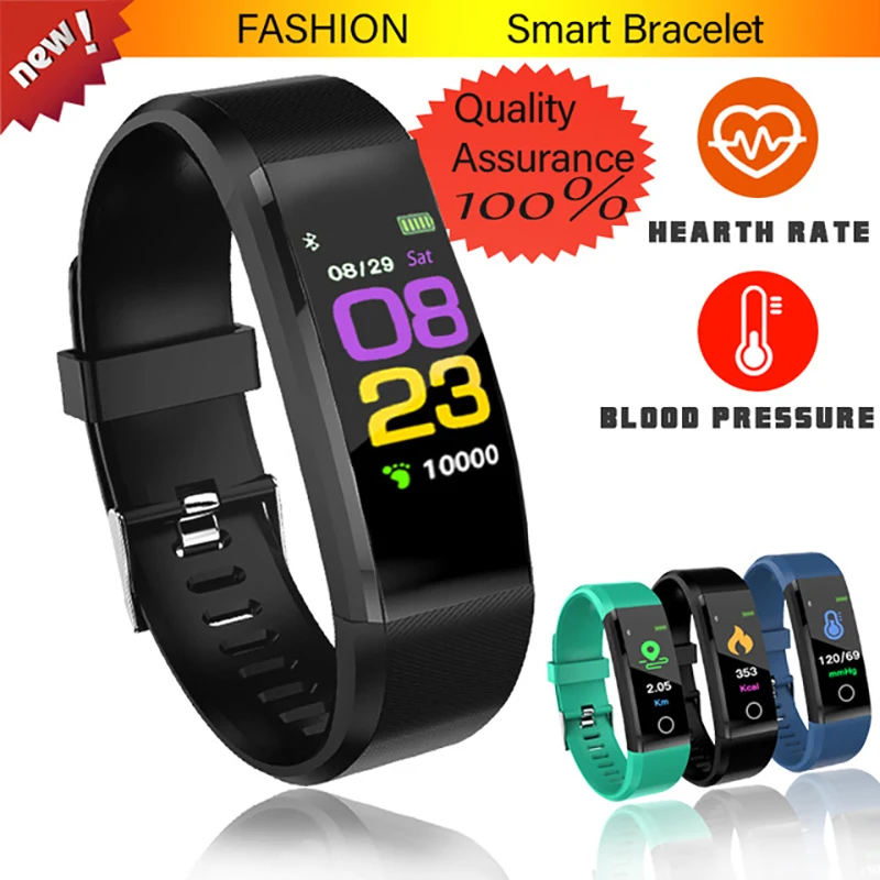 

BANGWEI Smart Watch Men Fitness Tracker Pedometer Bluetooth Waterproof Smart Sport Watch Women Activity Tracker Wrist Watch+Box