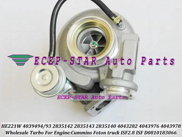 HE221W 4039494 2835142 2835143 2835140 4043282 4043976 4043978 4039493 D0810183066 turbo Turbocharger For Cummins Foton truck ISF2.8 ISF (3)