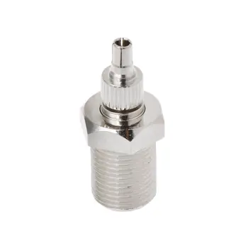 

F Female To TS9 & CRC9 Male Plug Coaxial Adapter RF Connector Nickel Plated