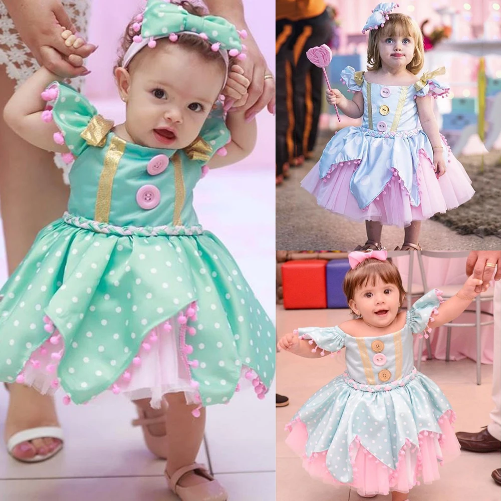 Платье принцессы нарядное платье-пачка для маленьких девочек праздничное платье без рукавов на свадьбу, день рождения, крестины