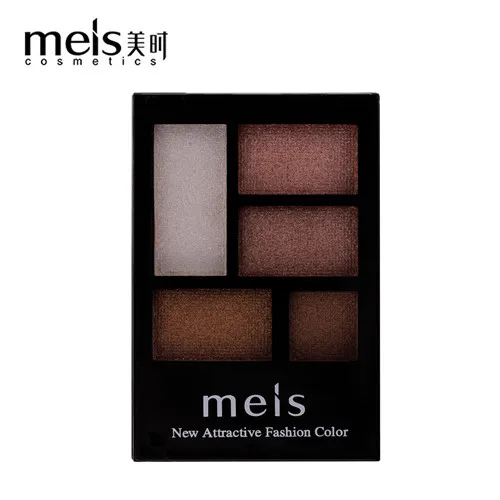 MEIS, фирменная губная помада, макияж, косметика, профессиональный макияж 5 цветов Тени для век Палитра теней для век матовые тени для век Палитра теней для век MS040C - Цвет: 5