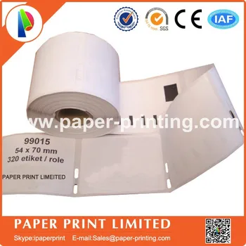

1 roll Dymo Compatible 99015 with 320pcs/roll Media/Badge labels 54mm*70mm
