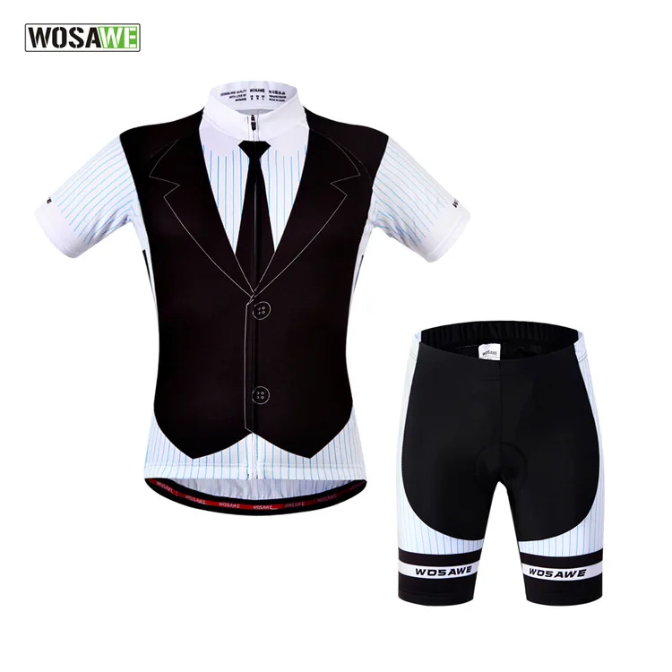 

WOSAWE Men Cycling Clothing Maillot Cycling Set Cycling Jersey Set Bicycle Wear Uniform Cycling Bike Set Mtb Clothing Skin Suit