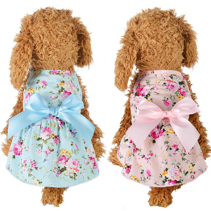 

Summer Dogs Dresses Clothing for Pet Dog Clothes for Small Dog Clothing Sweet Dress for Dog Shirt Vest for Pet Cats Chihuahua 30