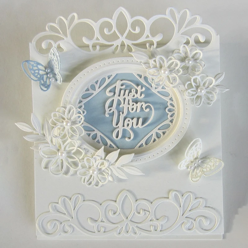 

Multi Border Metal Cutting Dies Scrapbooking Lace Craft Dies Cut and Stamp Embossing Paper Card Stencil Decorate