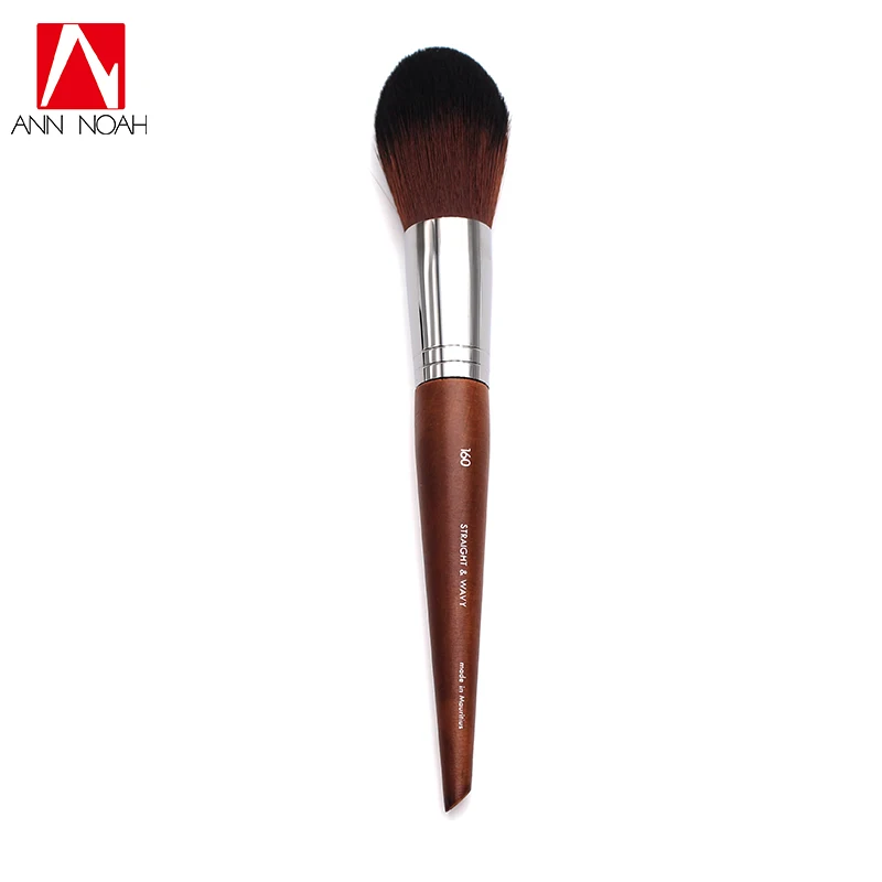 

Professional Makeup Artist Long Slender Wood Handle 160 Calligraphic Design Tapered Pointy Tip Powder Blush Brush