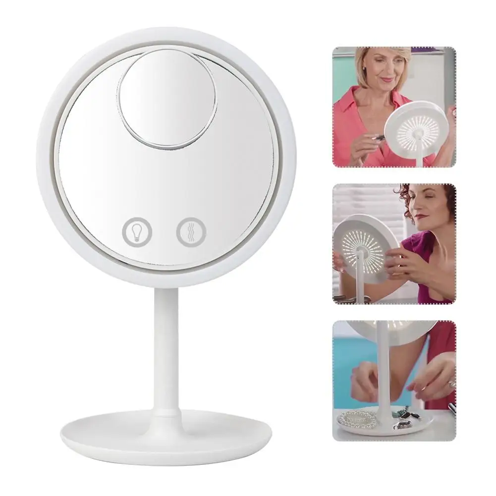 

3 in 1 5X Magnifier LED Lamp Desktop Makeup Cosmetic Beauty Mirror