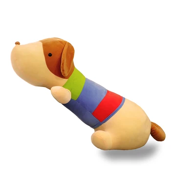 

small cute soft plush dog toy new high quality colourful dog pillow doll gift about 45cm