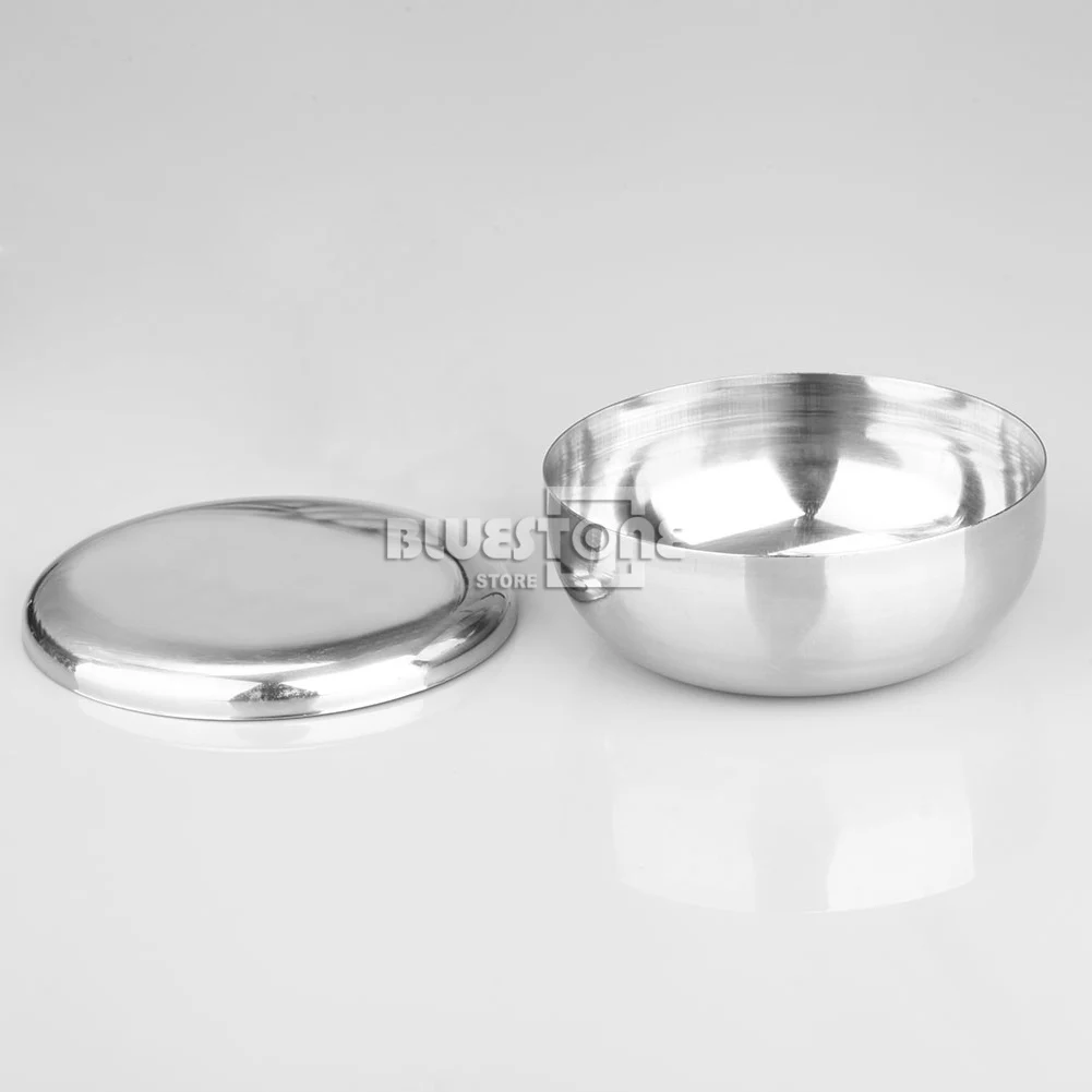 الرجال حلاقة مبللة المقاوم للصدأ القدح وعاء طبقة واحدة مع غطاء حلاقة أدوات الحلاقة هدية الرجال حلاقة مبللة المقاوم للصدأ القدح وعاء طبقة واحدة مع غطاء حلاقة أدوات الحلاقة هدية