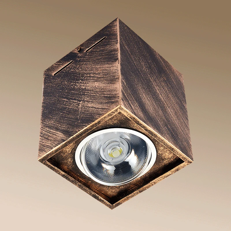 

High power COB LED Downlights 5w 7w 10w 15w 20w Surface Mounted dimmable LED Ceiling Lamps Spot Light square Rotation AC85-265V