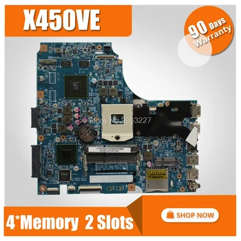 

For Asus X450VE Motherboard SV41J D451V X450VE 4 memory 2 Slots Mainboard 90NB01S0-R01000 Fully Tested