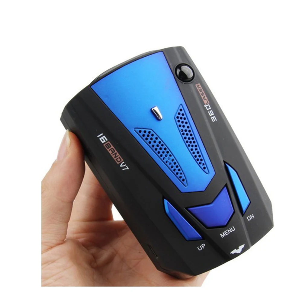 

Car Radar Detector 360 Degree 16 Band Scanning LED Display Auto Detectors English or Russian Voice Alert Warning overspeed alarm