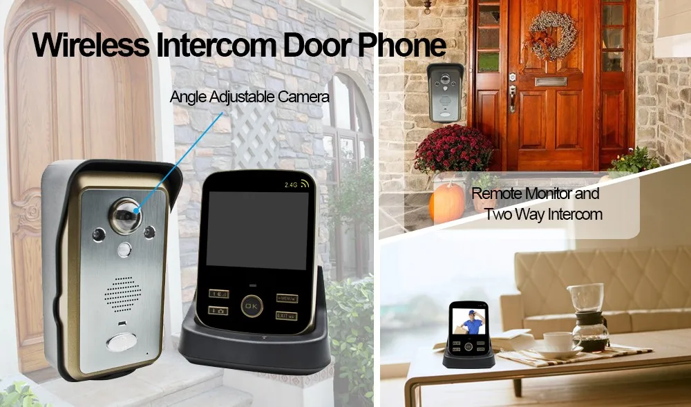 Doorphone KDB302-Angle Adjustable Camera