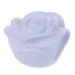 Украшение дома белая роза Форма Цветной Сменные светодиодный ночник