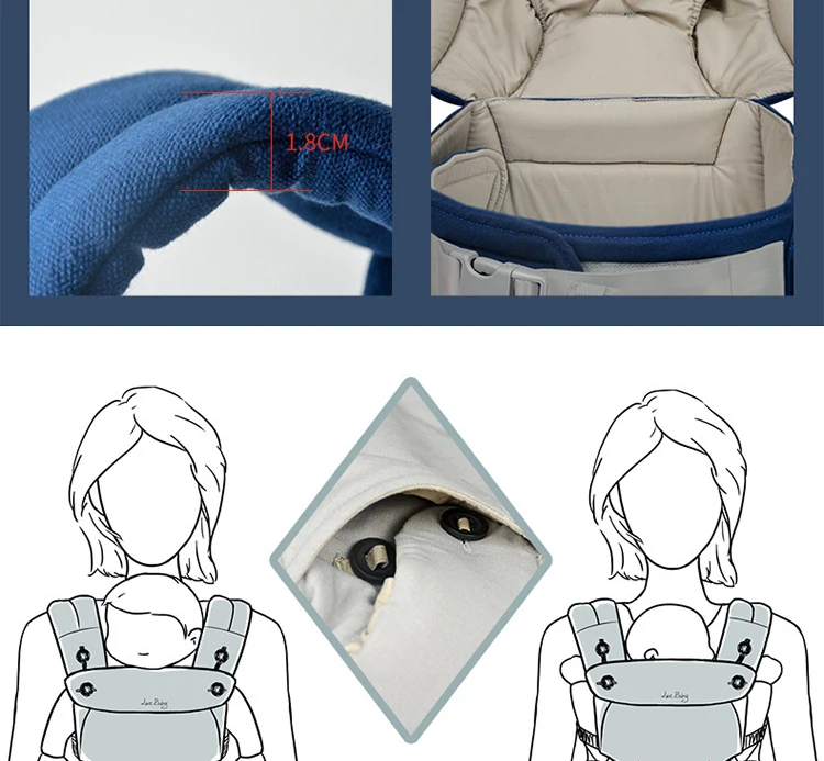 Детский Хипсит Baby Sling 360 эргономичный складной хип сиденье для новорожденных