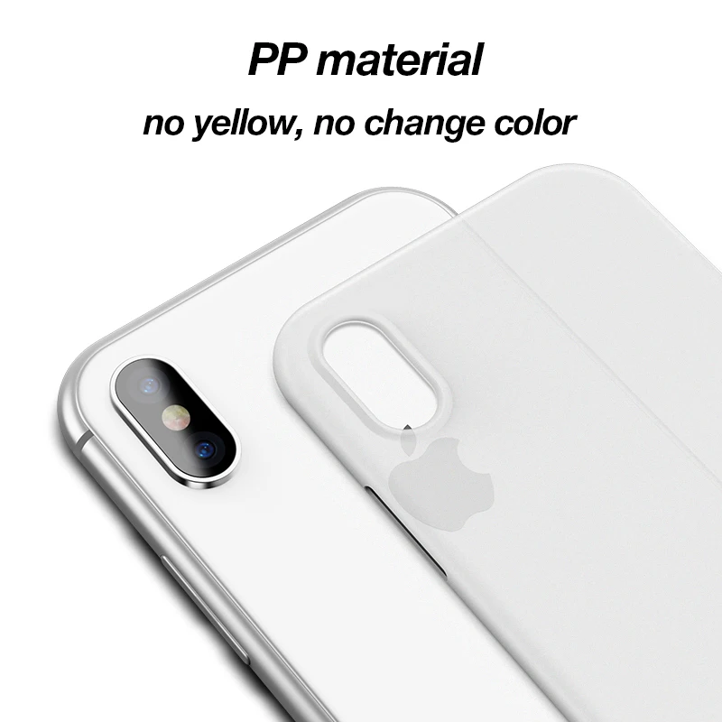 CAFELE Original Phone case for iphone 8 Ultra Thin Cute colors PP cases for Apple iphone 8 Fashion flexibility back Case