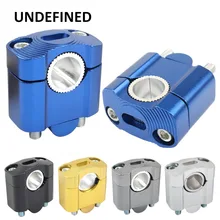 7/8-1 1/8 руль стоячий зажим CNC регулируемый руль жир бар зажим с адаптером для Honda Yamaha Dirt Bike Универсальный 22 мм 28 мм