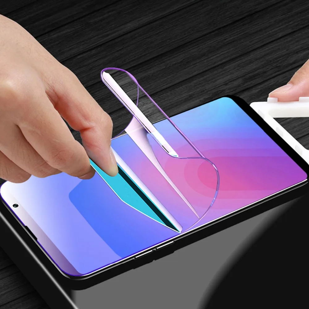 

2PCS Soft Full Cover Anti-Blue Light Screen Protector For Meizu 16 16th 15 Plus Pro 7 M6 Note Hydrogel Protective Film Not Glass