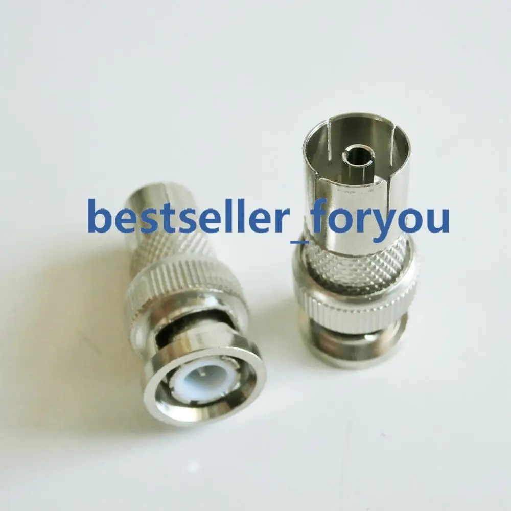 

1X BNC Male Plug to PAL IEC DVB-T TV Female Jack Straight Connector Adapter