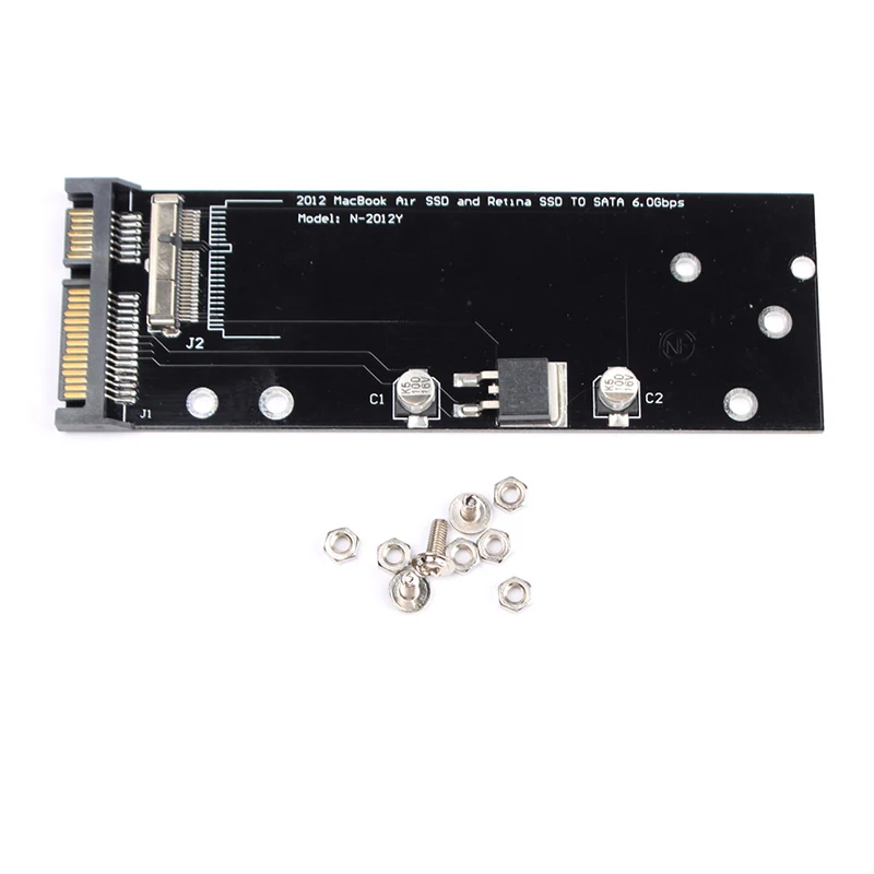 Адаптер для Macbook Air 2012 Mid слот SSD A1466 A1465 7 + 17 Pin на 2 5 &quotSATA 3 0 6 карта 2012|Платы